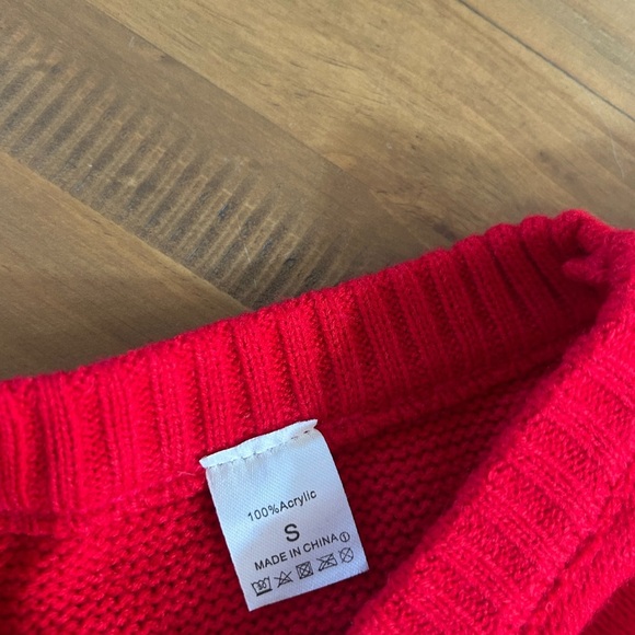 NWOT Red Snowman Sweater - Picture 5 of 6